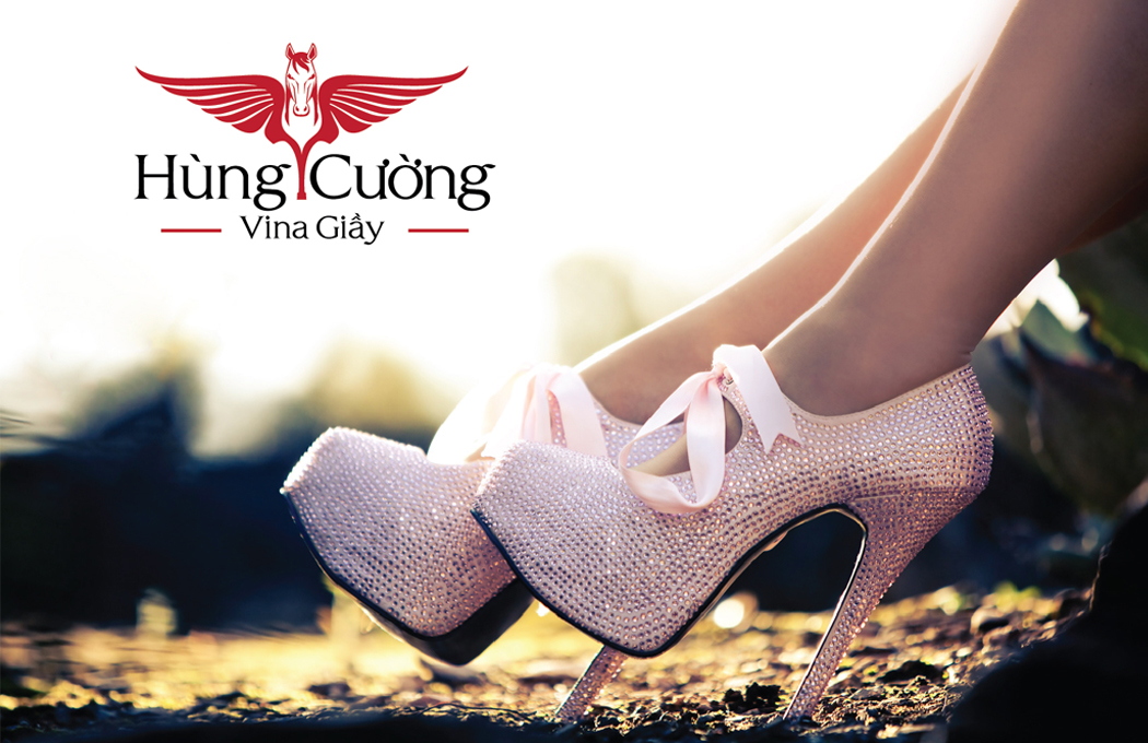 VINA GIẦY HÙNG CƯỜNG - Thiết kế logo và nhận diện thương hiệu thời trang VINA GIẦY HÙNG CƯỜNG